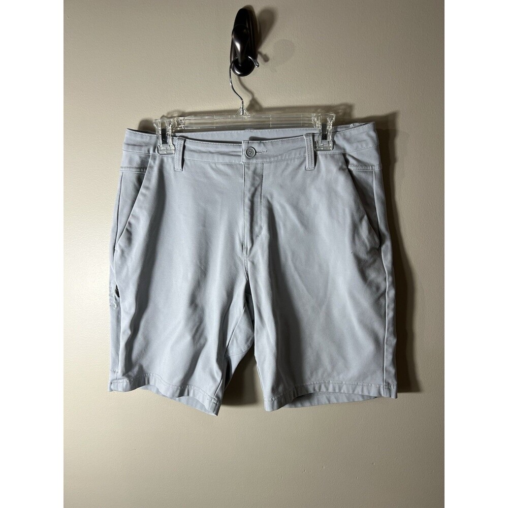 BYLT Premium Mens Everyday Shorts Grey Size 34 Performance Stretch 5-Pocket